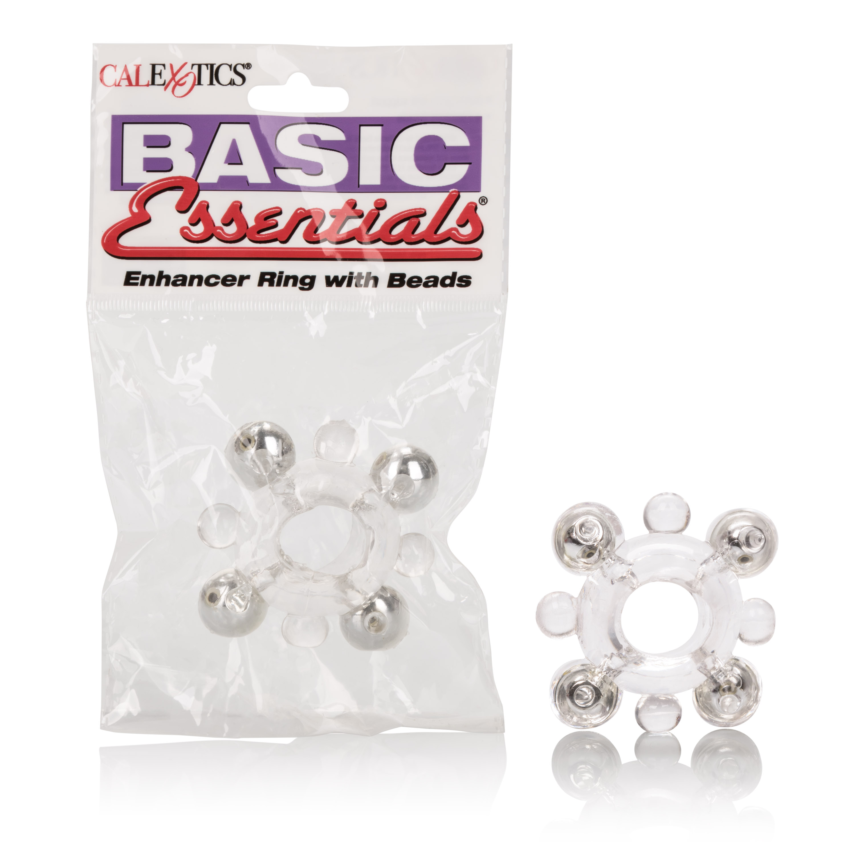 CalExotics - Basic Enhancer Ring With Bead - Cockrings