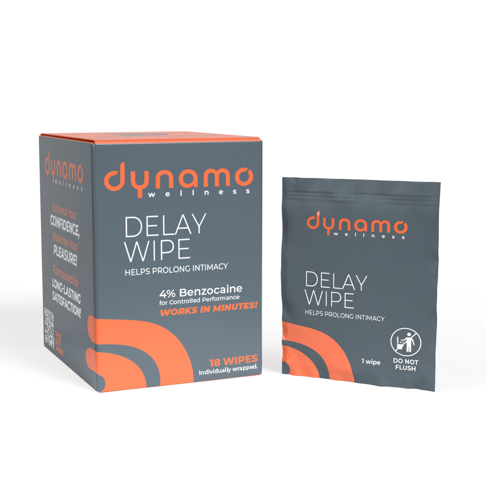 Screaming O - Dynamo Wellness Delay Wipe 4% - 18 Pack - Lubricants, Creams & Glides