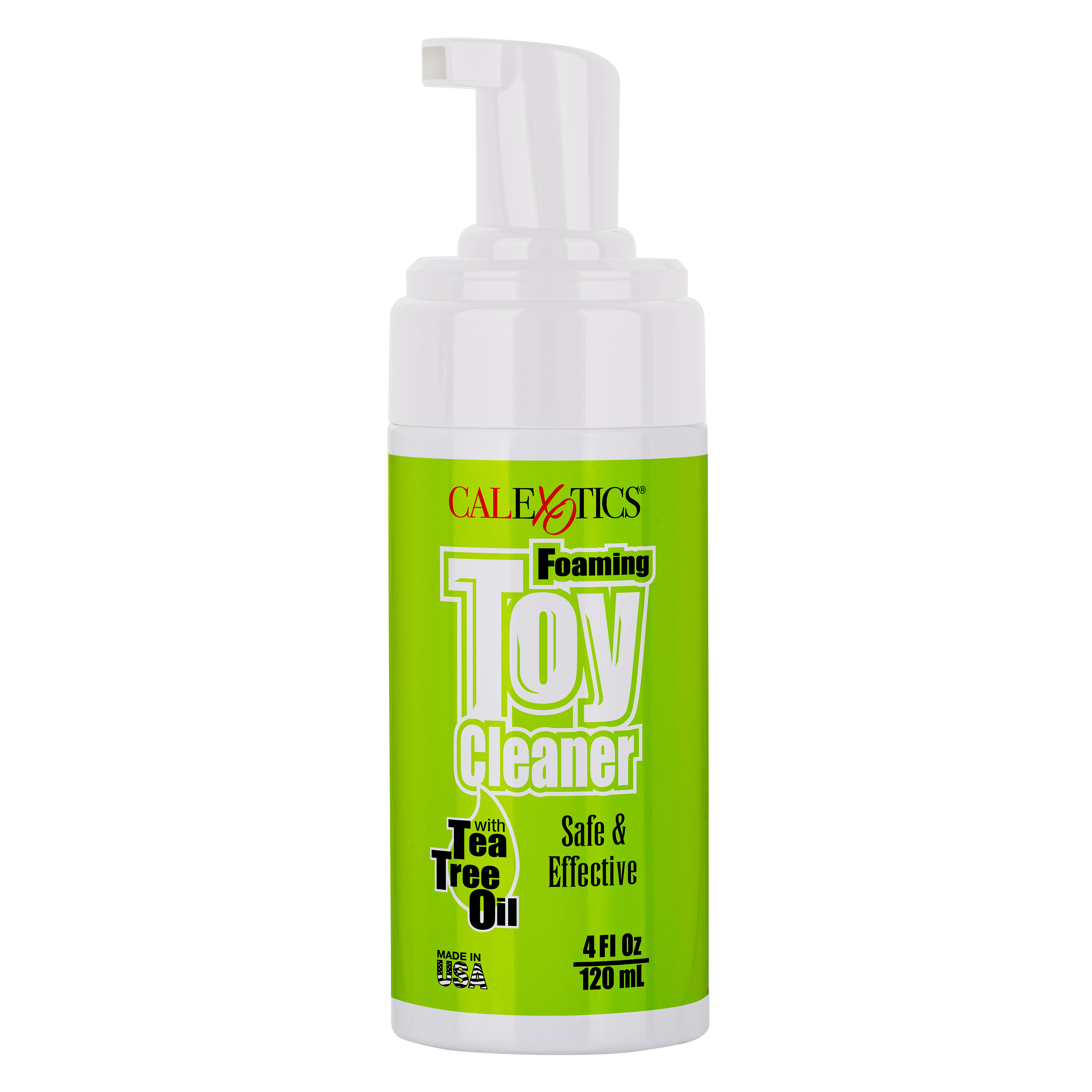 CalExotics - Foaming Toy Cleaner With Tea Tree Oil - 4 Fl. Oz. - Toy Cleaners