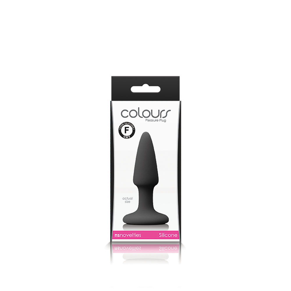 NS Novelties - Colours Pleasure Plug Mini Black - Anal Toys & Stimulators - Silicone