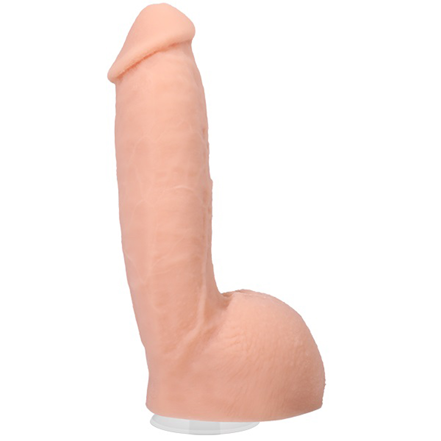 Doc Johnson - Signature Cocks - Girthmasterr - 8.5" With Removable Vac-U-Lock Suction Cup - Vanilla - Dildos & Dongs - TPE/TPR/Elastomers