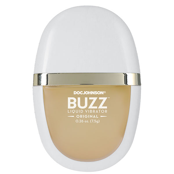Doc Johnson - Buzz - Liquid Vibrator - Intimate Arousal Gel - 0.26 Oz. - Lubricants, Creams & Glides