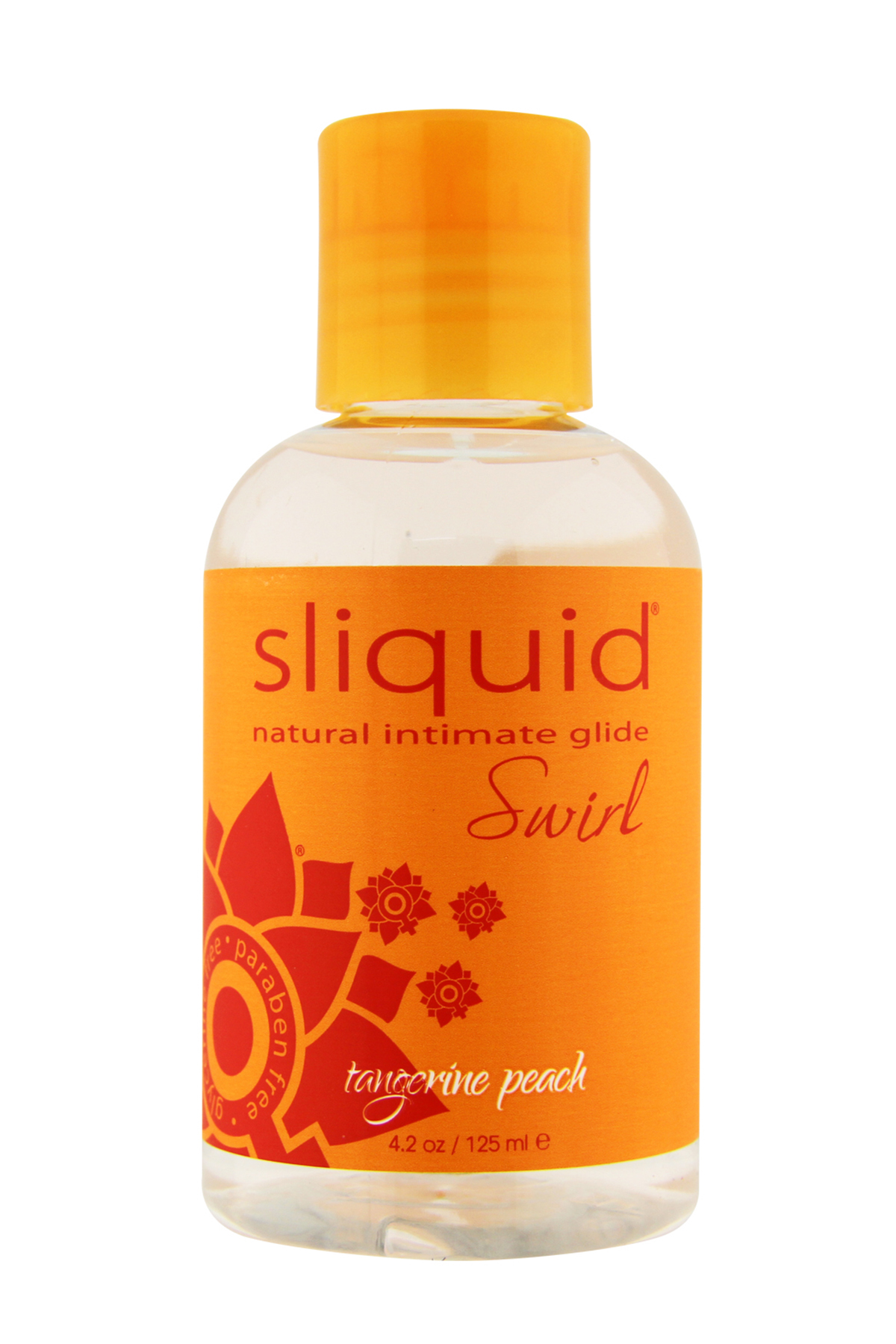 Sliquid - Naturals Swirl - Tangerine Peach - 4.2 Fl. Oz. (124 ml) - Lubricants, Creams & Glides