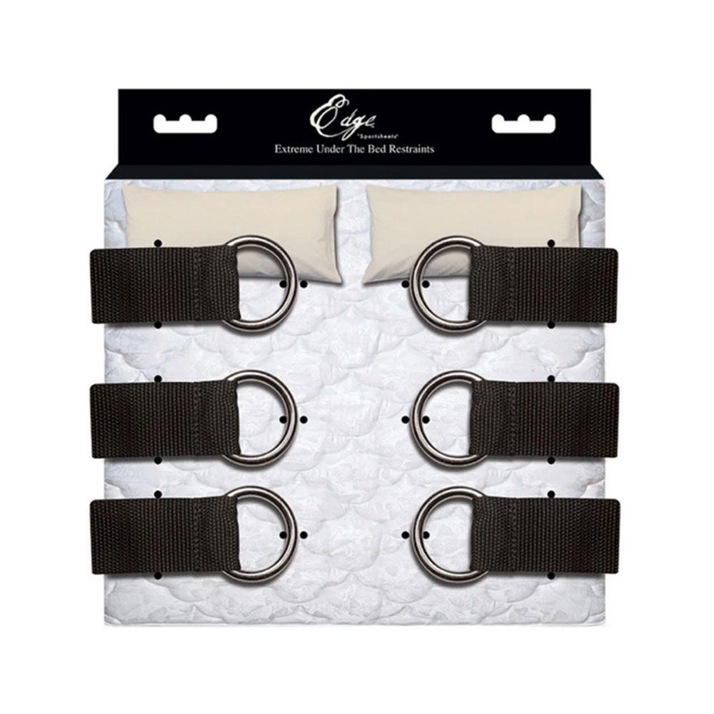 Sportsheets - Sportsheets Edge Extreme Under the Bed Restraint System - Bondage & Fetish Toys - Polypropylene