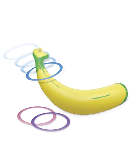 Pipedream - Bachelorette Party Favors Inflatable Banana Ring Toss - Bachelor & Bachelorette Items