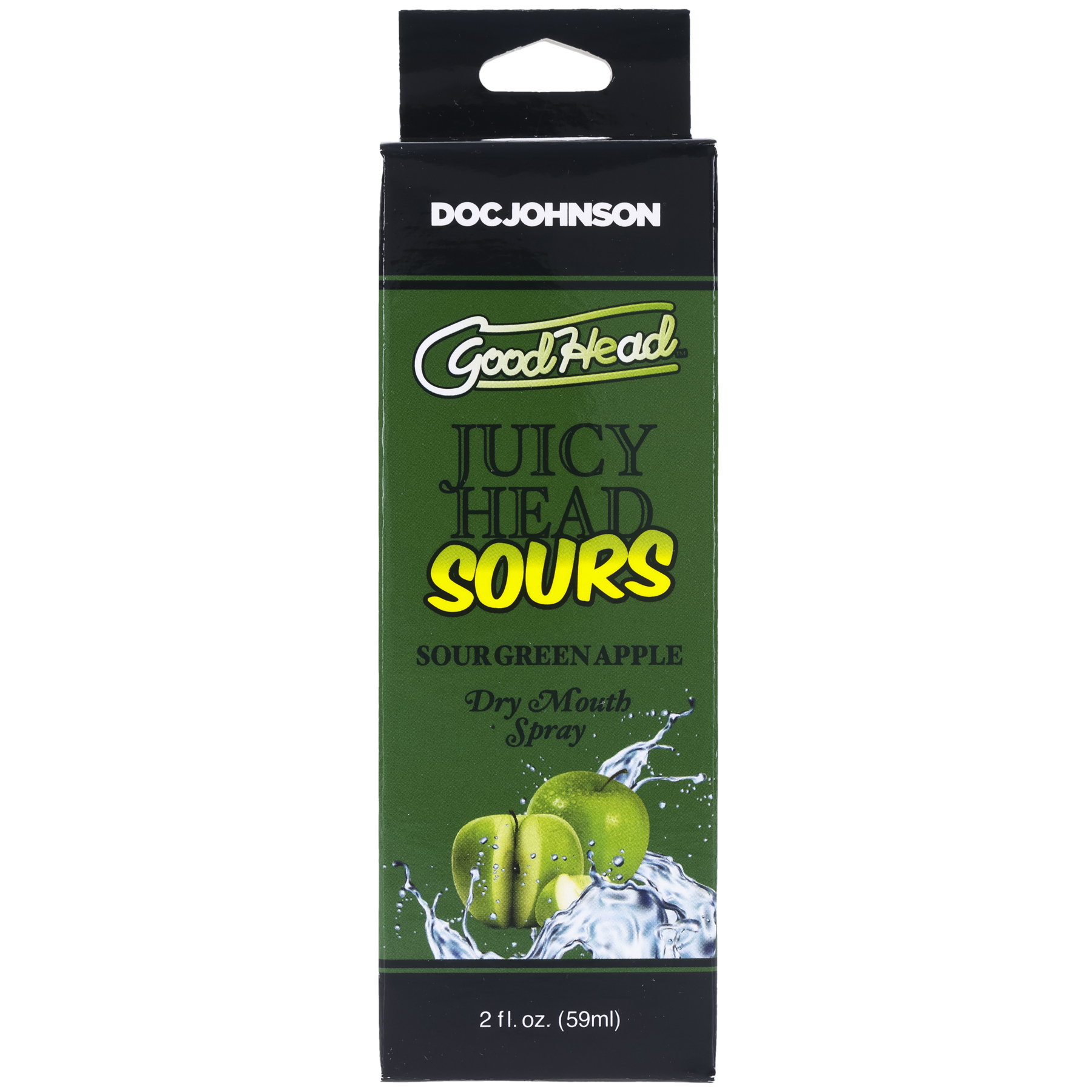 Doc Johnson - Goodhead - Juicy Head - Dry Mouth Spray - Sour Green Apple - 2 Oz - Lubricants, Creams & Glides