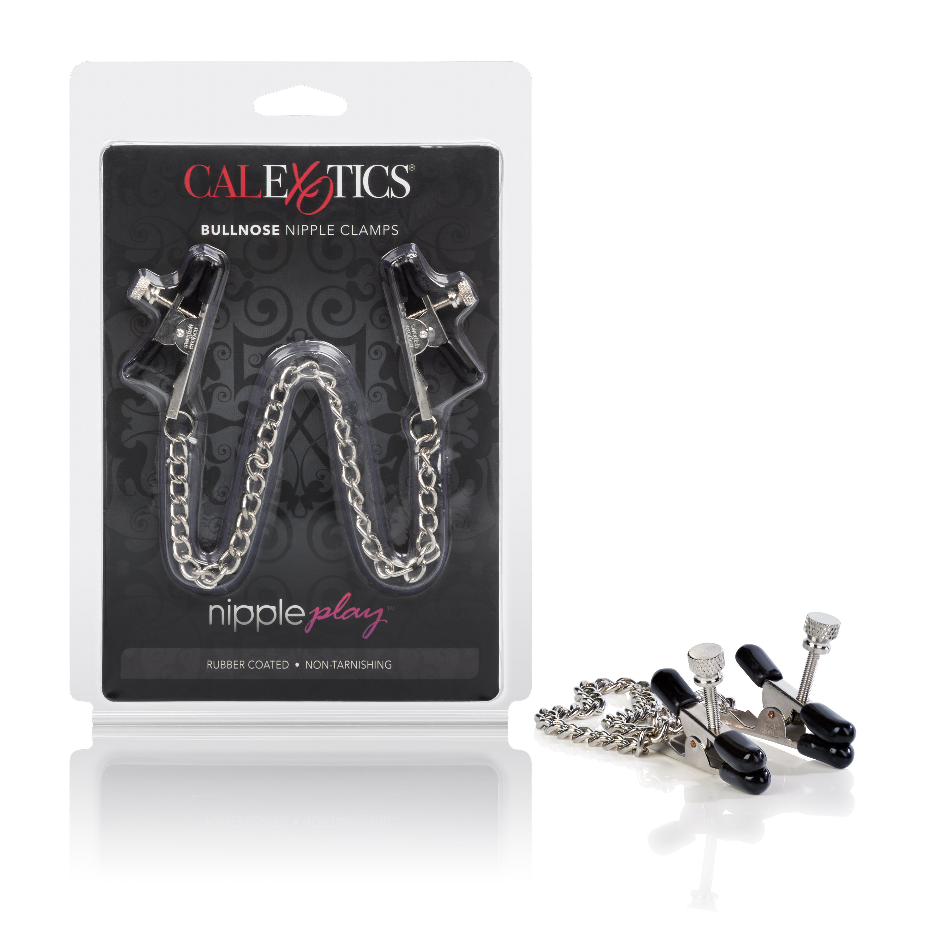 CalExotics - Nipple Play Bull Nose Nipple Clamps - Bondage & Fetish Toys
