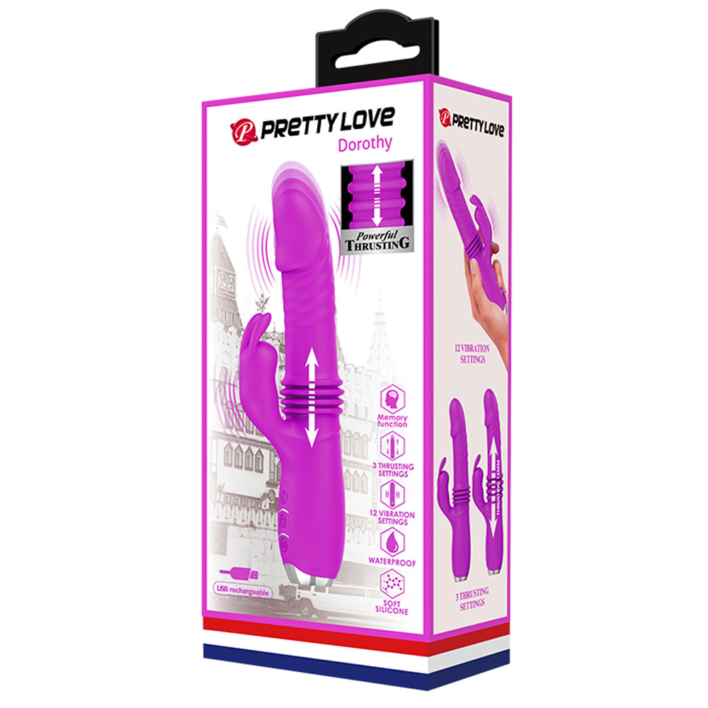 Pretty Love - Pretty Love Dorothy Thrusting Rabbit Vibrator - Eco-Friendly