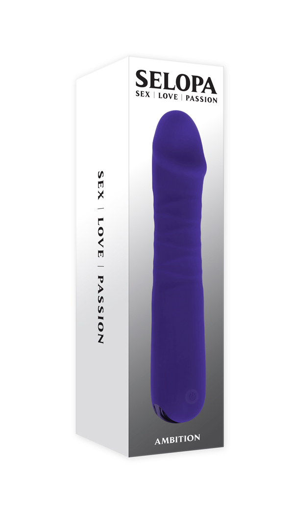 Selopa - Selopa Ambition Rechargeable Thrusting Vibrator Silicone Purple - Vibrators - Silicone