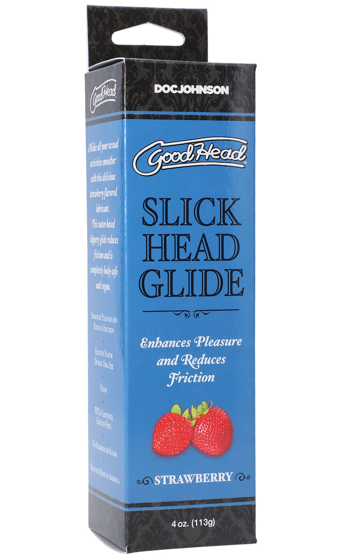 Doc Johnson - Goodhead - Slick Head Glide - Strawberry - 4 Oz. - Edible