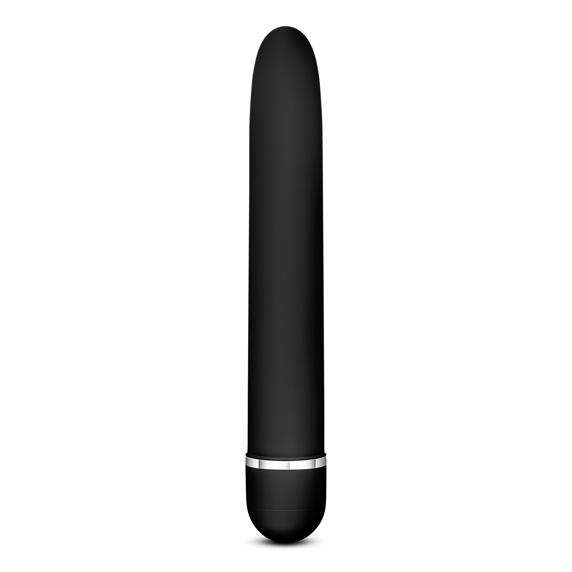 Blush - Rose Luxuriate Classic Slimline Vibrator Black - Vibrators - ABS