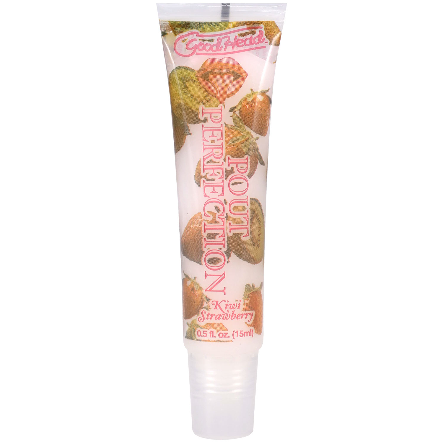 Doc Johnson - Goodhead - Pout Perfection - Lip Balm - Kiwi Strawberry - 0.50oz - Cosmetics