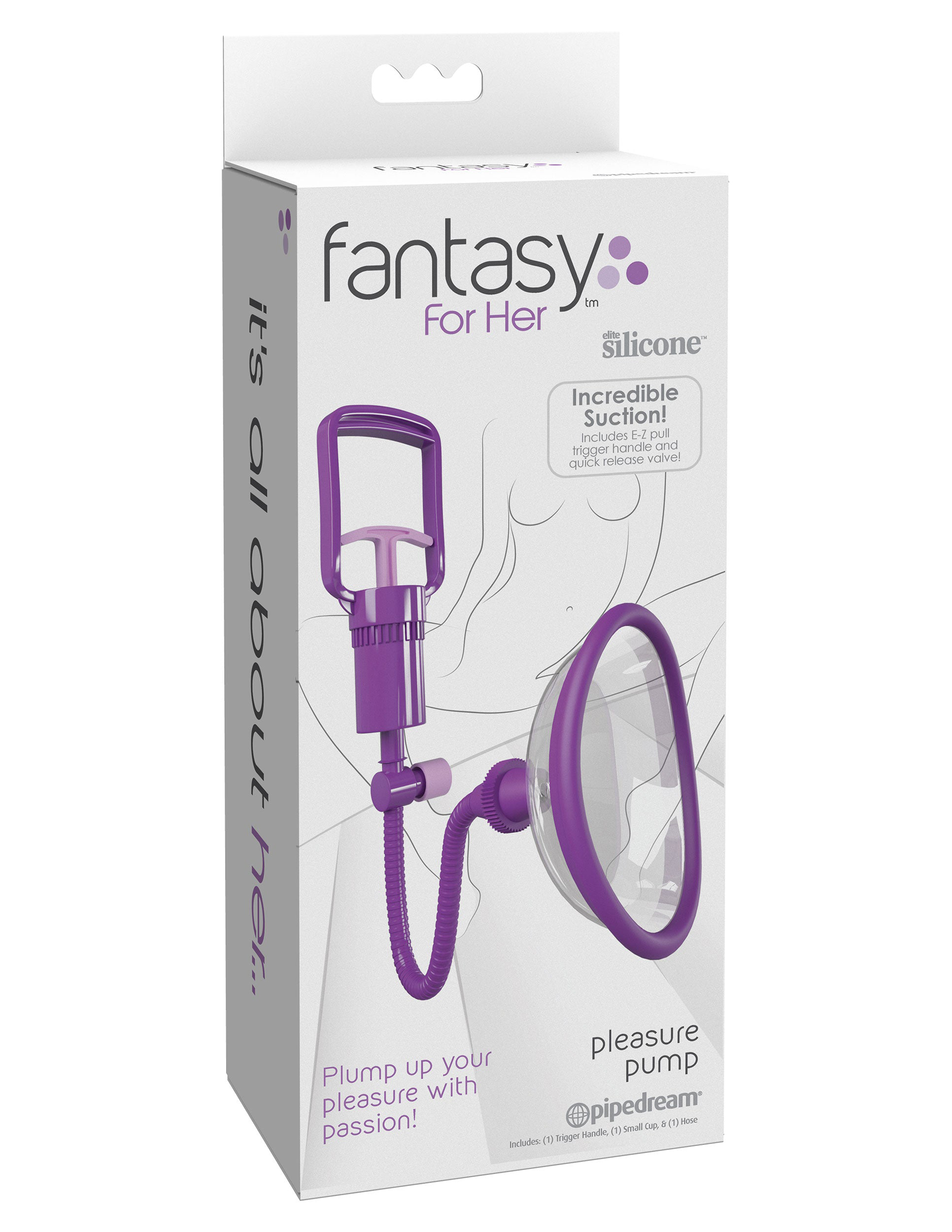 Pipedream - Fantasy for Her Manual Pleasure Pump - Purple - Clit Stimulators