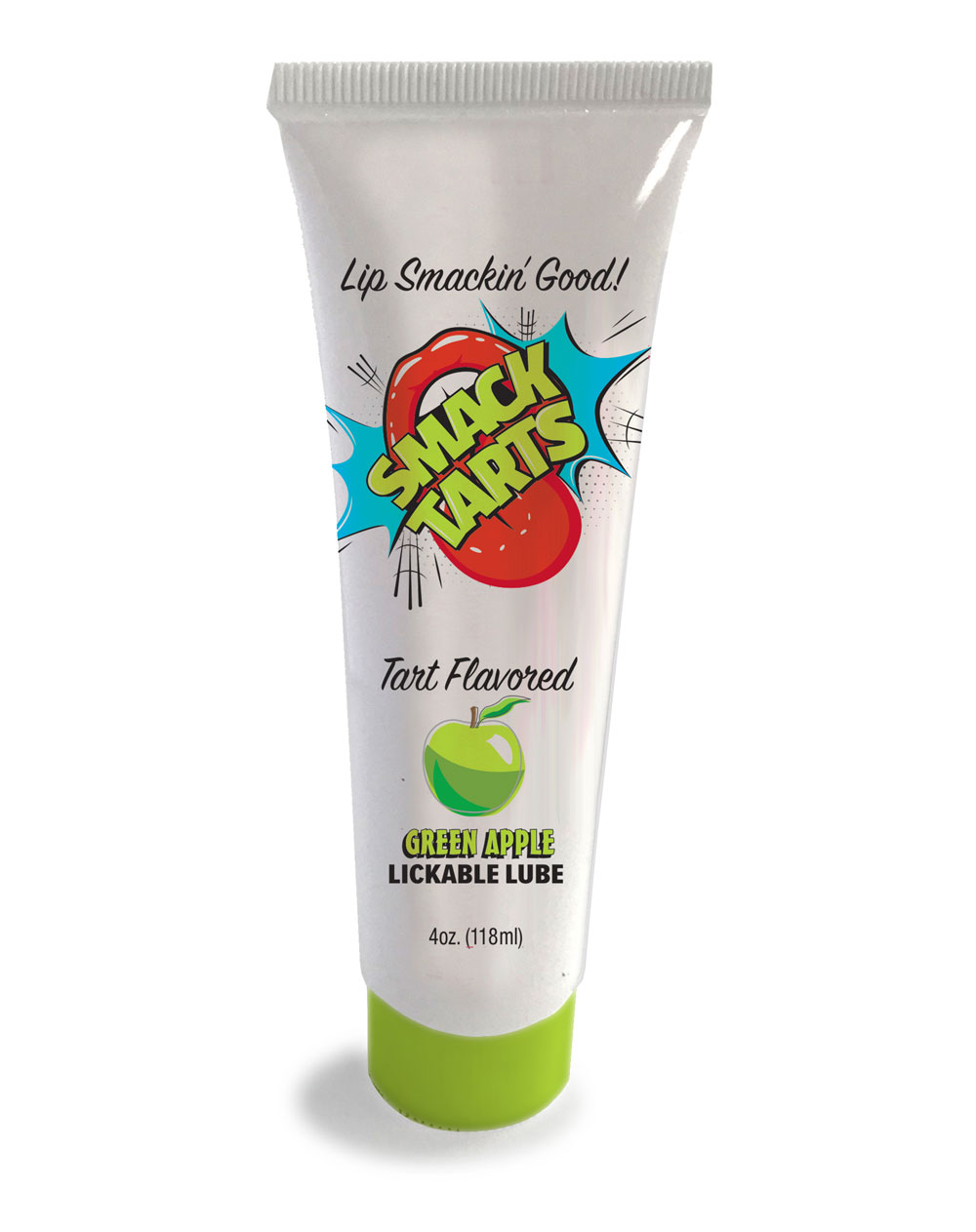 Little Genie - Smack Tarts Lickable Lube Sour Green Apple 2 oz. - Lubricants, Creams & Glides