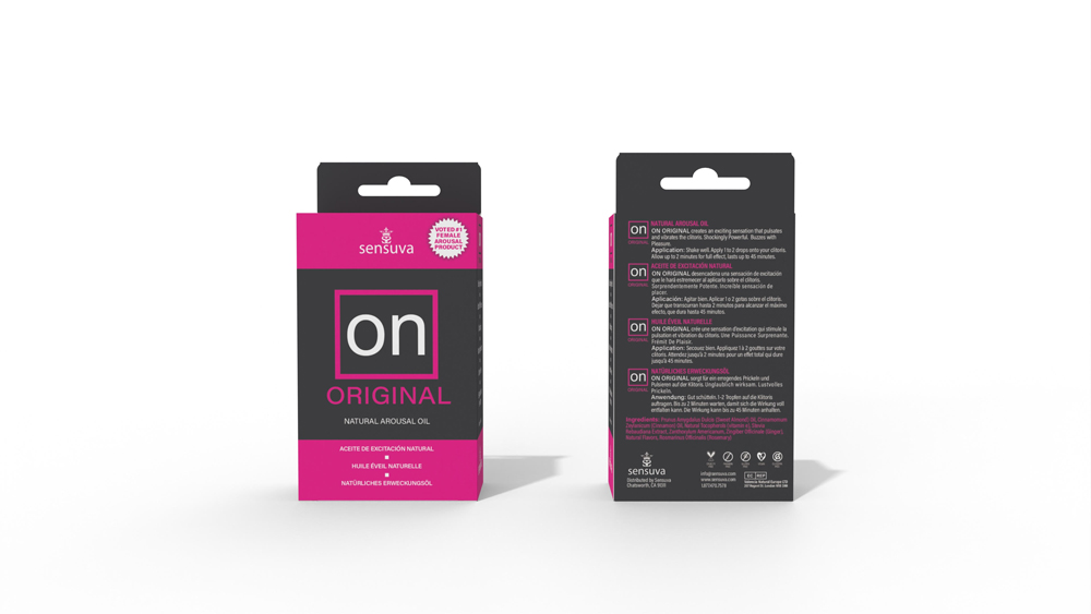Sensuva - On Natural Arousal Oil - Original - Medium Box - 0.17 Fl. Oz. - Lubricants, Creams & Glides