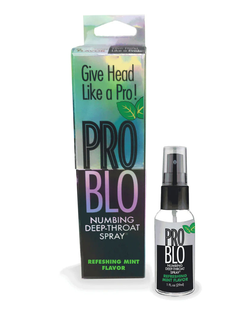 Little Genie - Problo Numbing Deep Throat Spray - Refreshing Mint - 1 Fl. Oz. - Lubricants, Creams & Glides