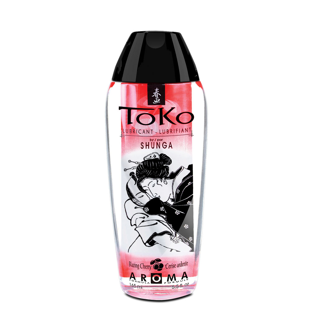 Shunga - Toko Aroma Personal Lubricant - Blazing Cherry - 5.5 Fl. Oz. - Edible