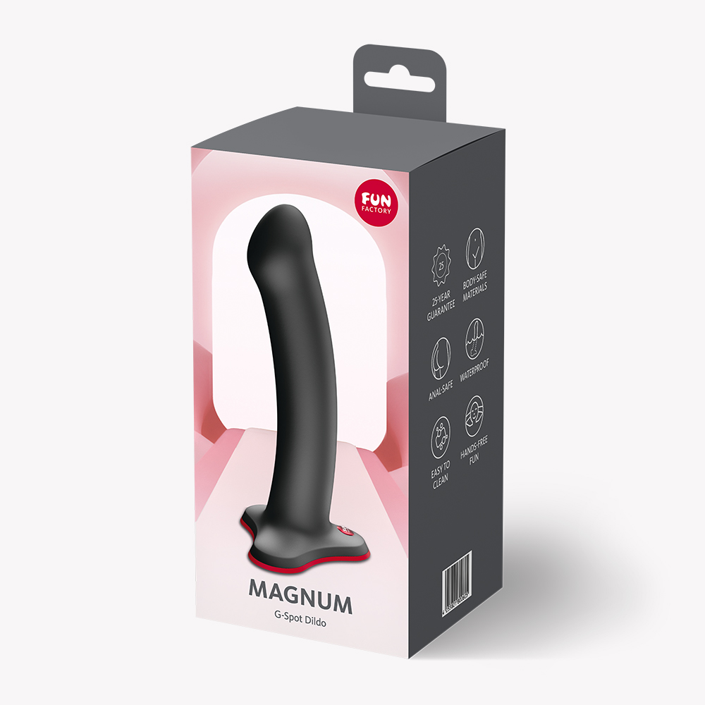 Fun Factory - Magnum G-Spot Dildo - Black - Dildos & Dongs