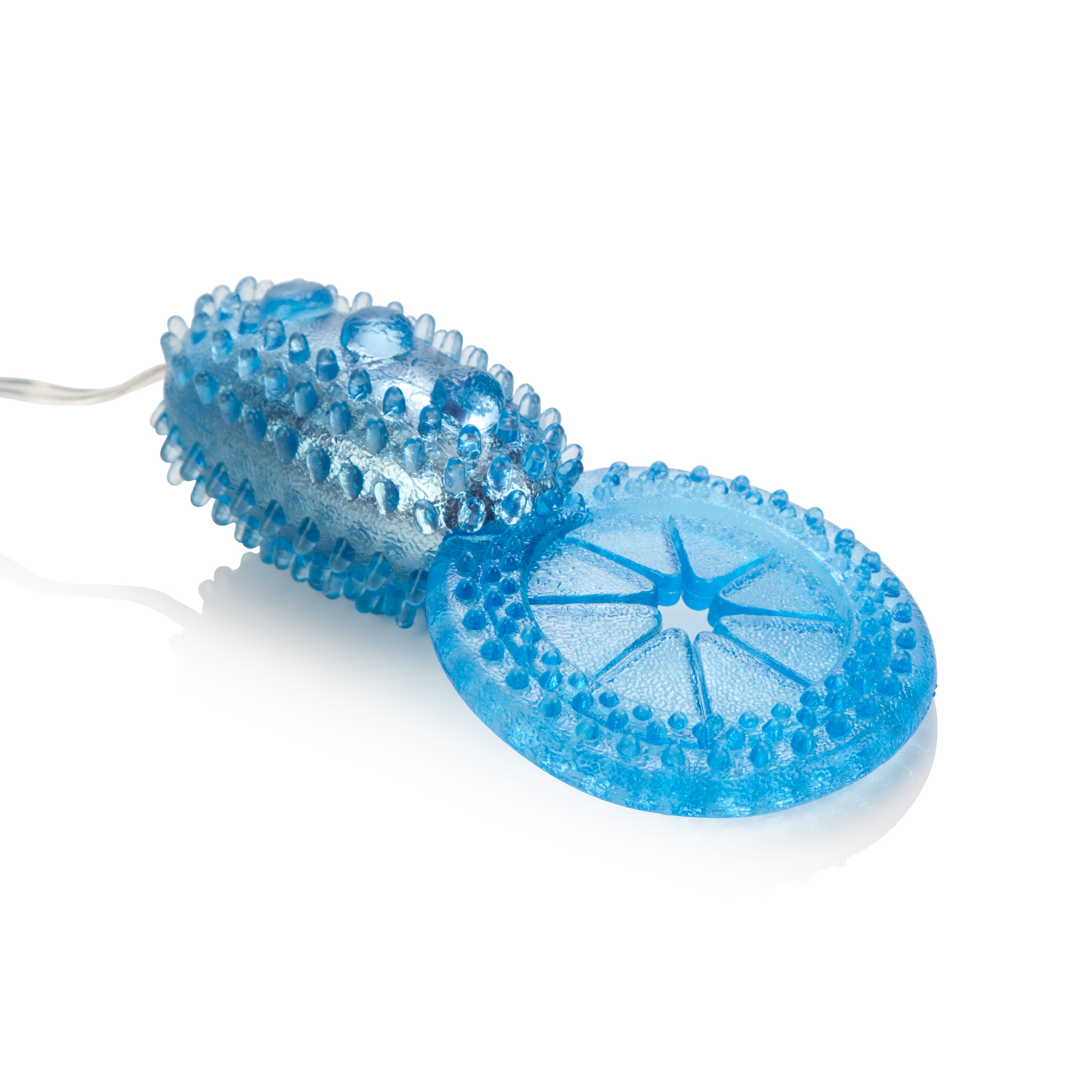 CalExotics - Shanes World His Vibrating Stimulator - Blue - Cockrings
