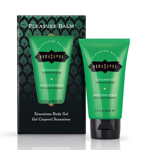 Kama Sutra - Pleasure Balm Sensations Body Gel - Spearmint - 1.7 Fl. Oz. - Edible