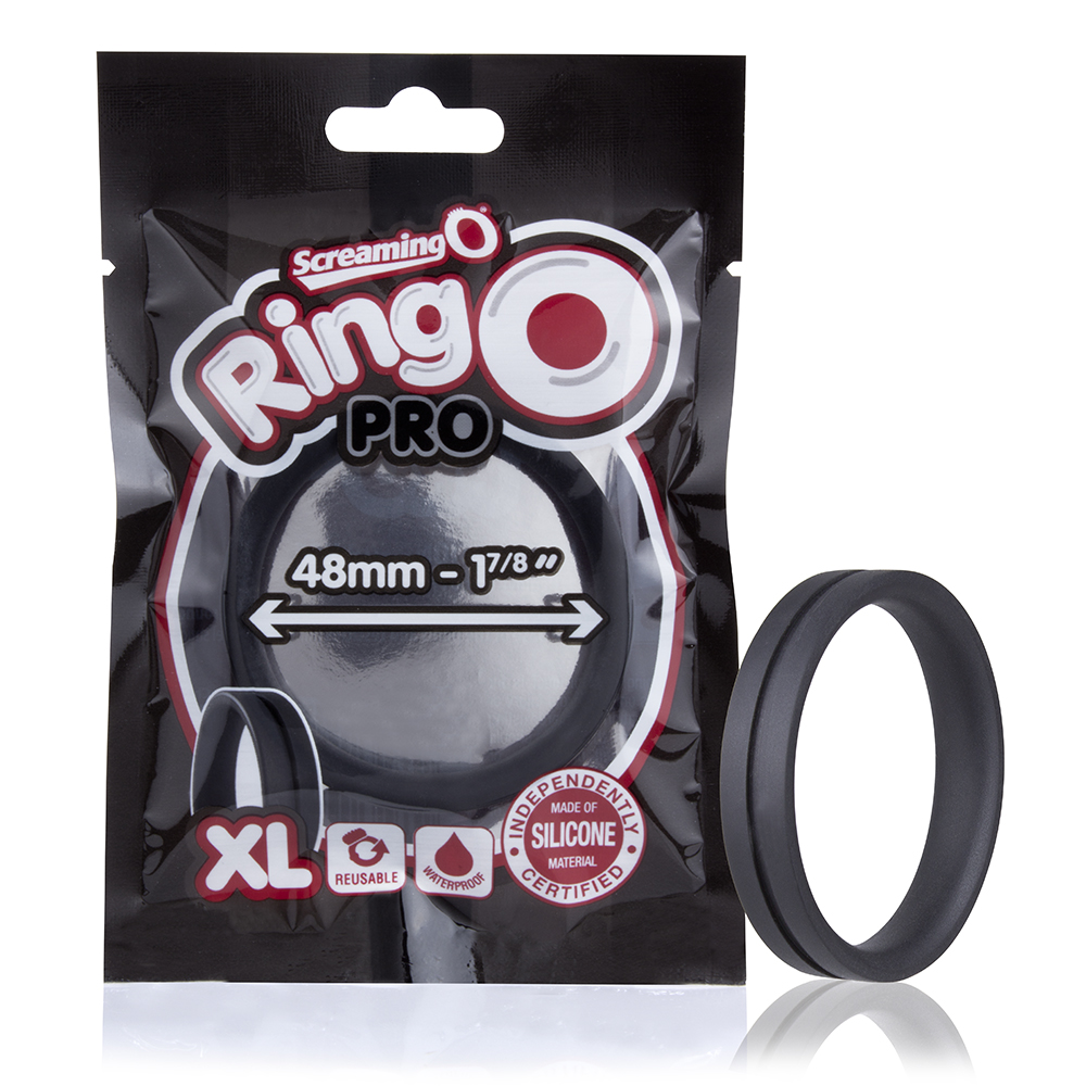 Screaming O - Screaming O RingO Pro XL Black - Cockrings - Silicone
