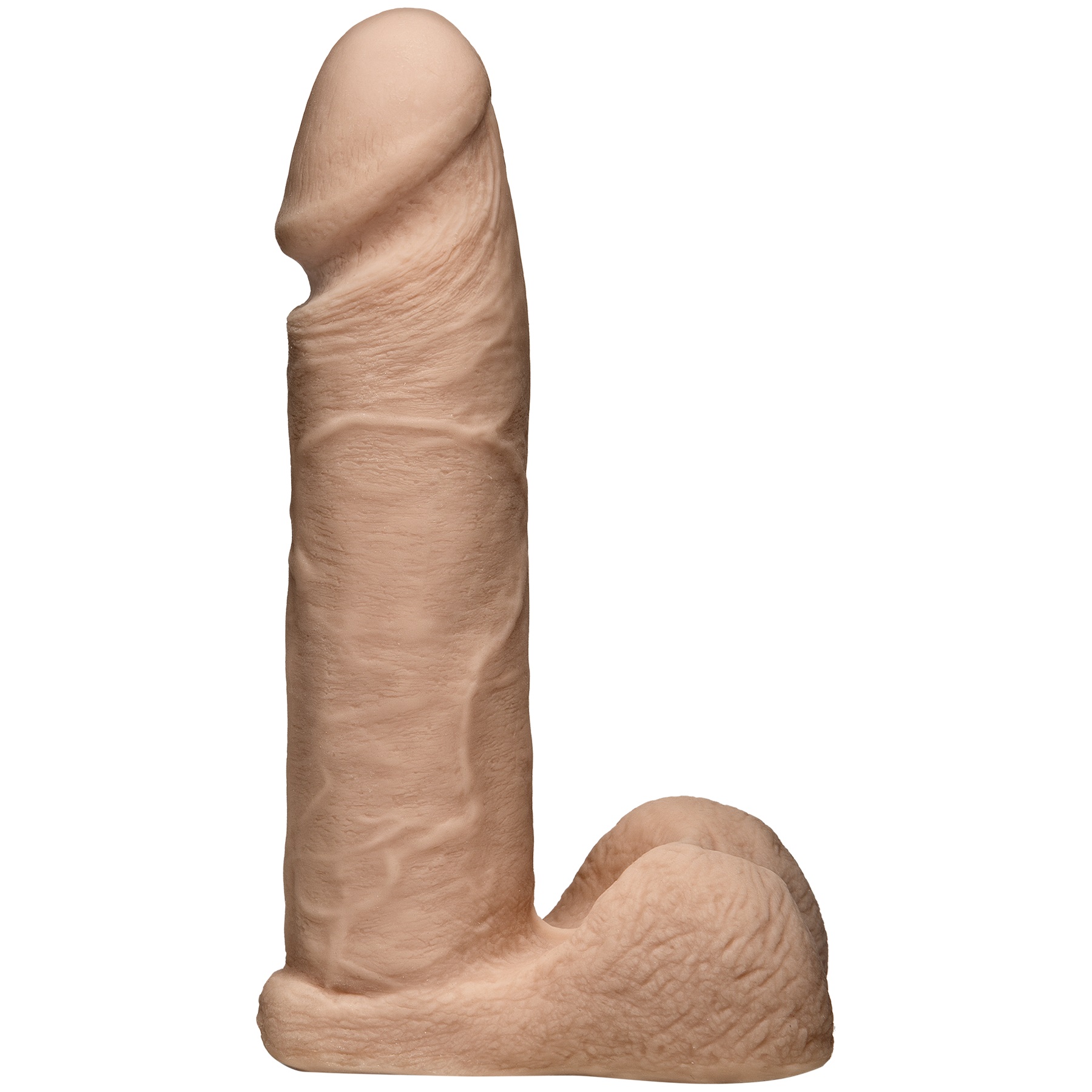 Doc Johnson - Vac-U-Lock - 8-Inch ULTRASKYN Cock White - Dildos - PVC