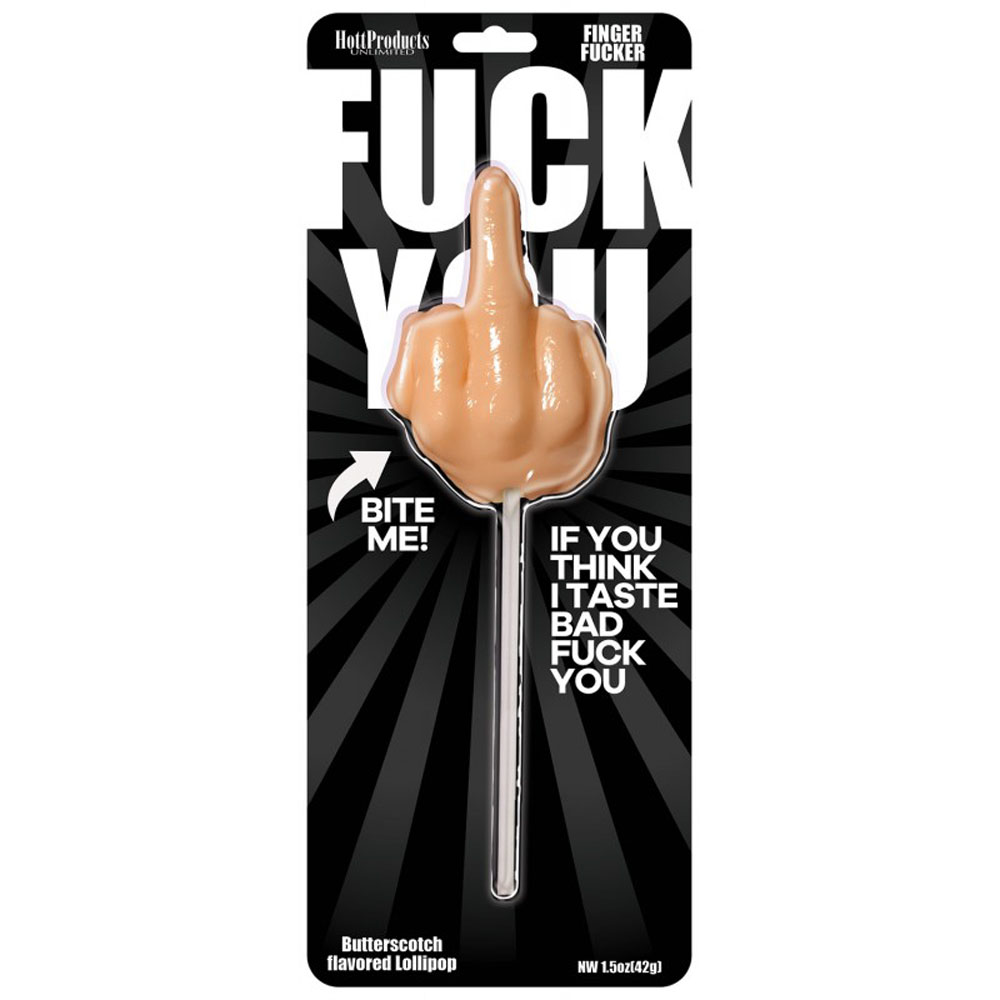 Hott Products - Fuck You Finger Fucker Lollipop - Party Supplies