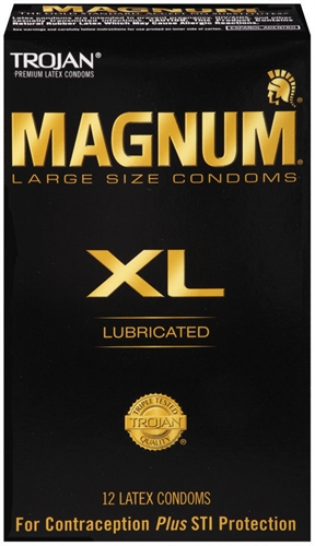 Paradise Marketing - Trojan Magnum XL - 12 Pack - Condoms