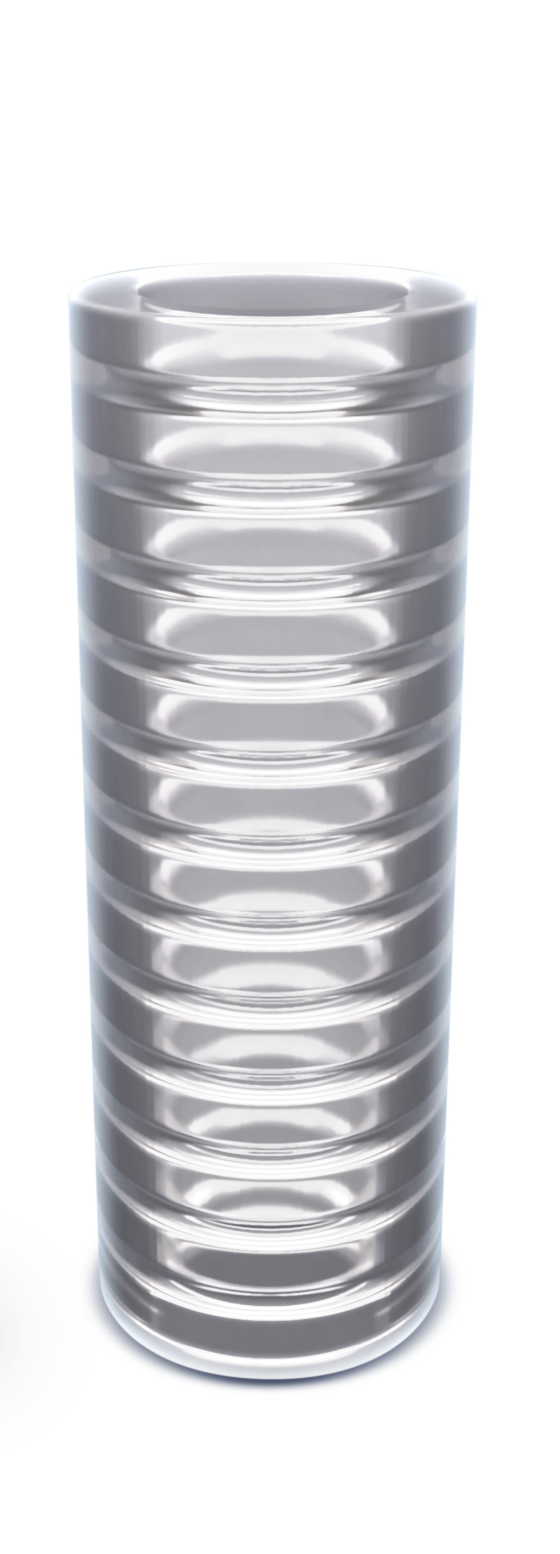 Blush - Rize - Ribz - Glow in the Dark Self - Lubricating Stroker - Clear - Masturbation Aids for Males