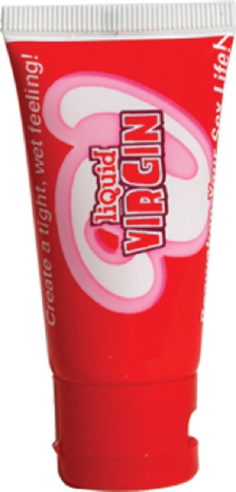 Hott Products - Liquid Virgin 1 Oz Bottle Hang Tab Box - Strawberry Scented - Lubricants, Creams & Glides