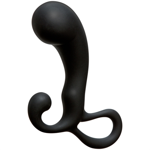 Doc Johnson - OptiMALE P-Massager Black - Anal Toys & Stimulators - Silicone
