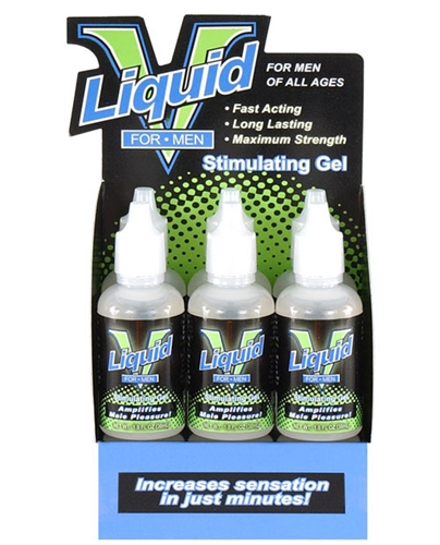 Body Action - Liquid v for Men - 6 Pack Display - Displays-Bowls & Wall Displays