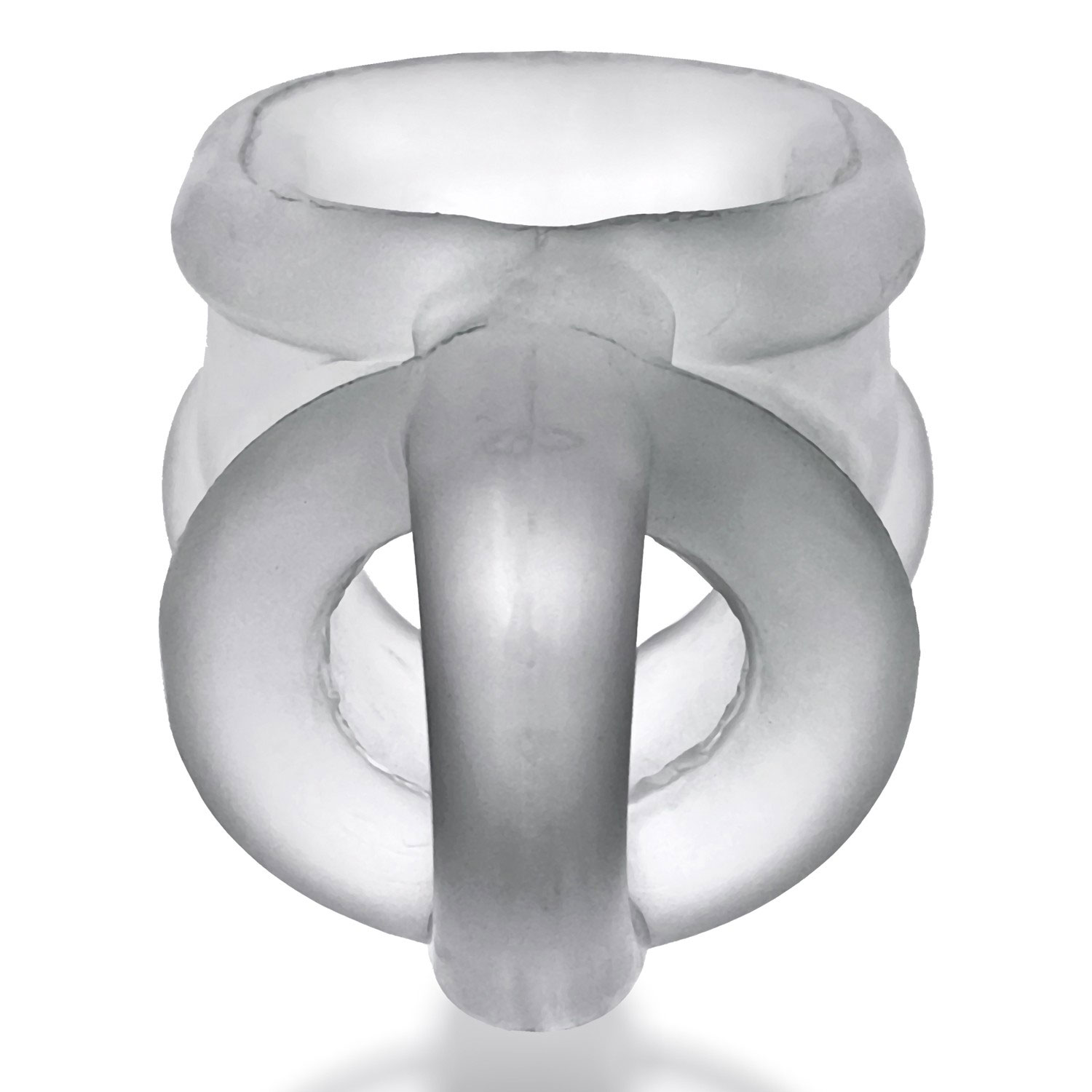 Oxballs - Oxballs Ballsling Ball-Split-Sling Clear Ice - Cockrings - TPE/TPR/Elastomers