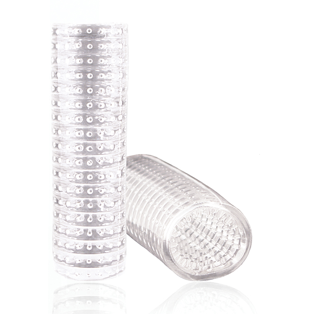 Blush - M for Men Stroke Sleeve - Clear - Masturbation Aids for Males