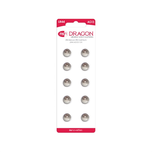nsnovelties - Dragon - AG13 - LR44 - 10 Pack - Batteries