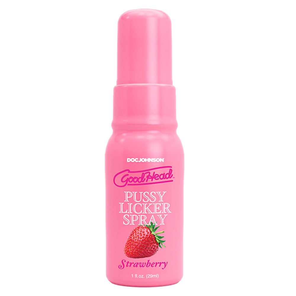 Doc Johnson - Goodhead Pussy Licker Spray Strawberry 1 Fl Oz - Edible
