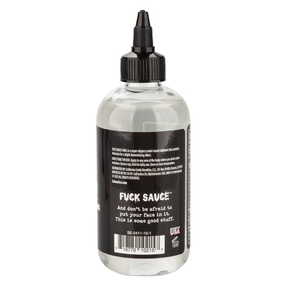CalExotics - Fuck Sauce Anal Numbing Lubricant - 8 Fl. Oz. - Lubricants, Creams & Glides