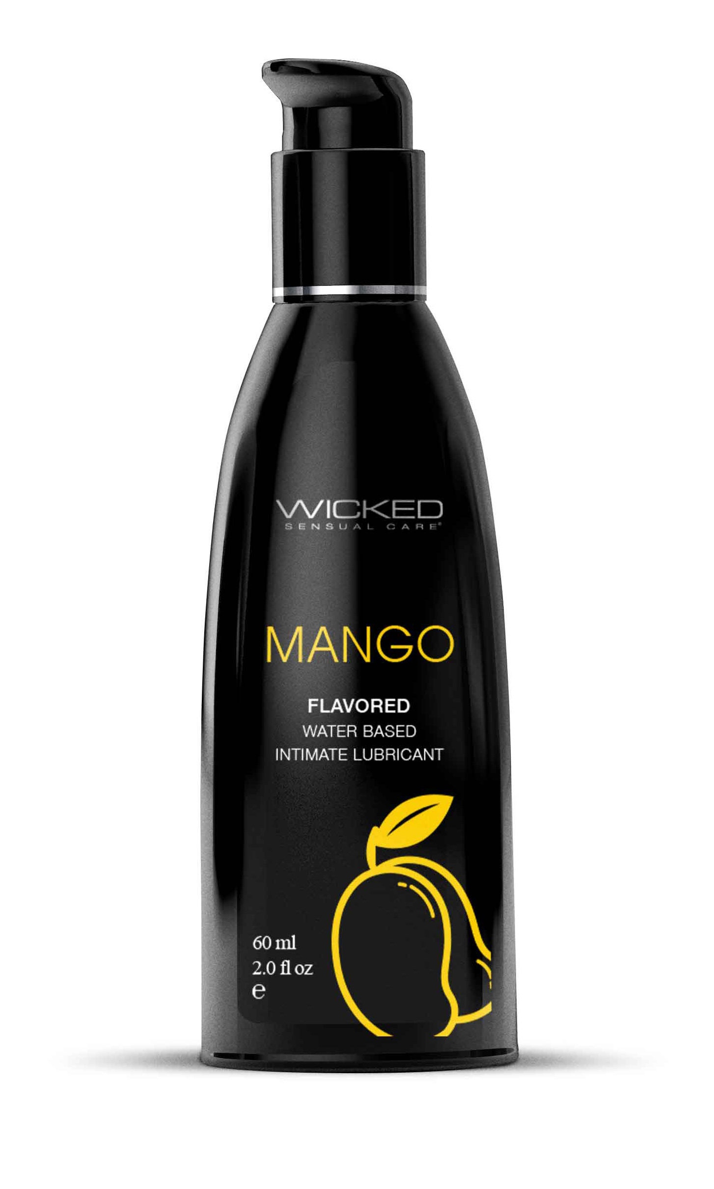 Wicked Sensual Care - Aqua Mango Flavored Water Based Intimate Lubricant - 2 Fl. Oz. - Lubricants, Creams & Glides