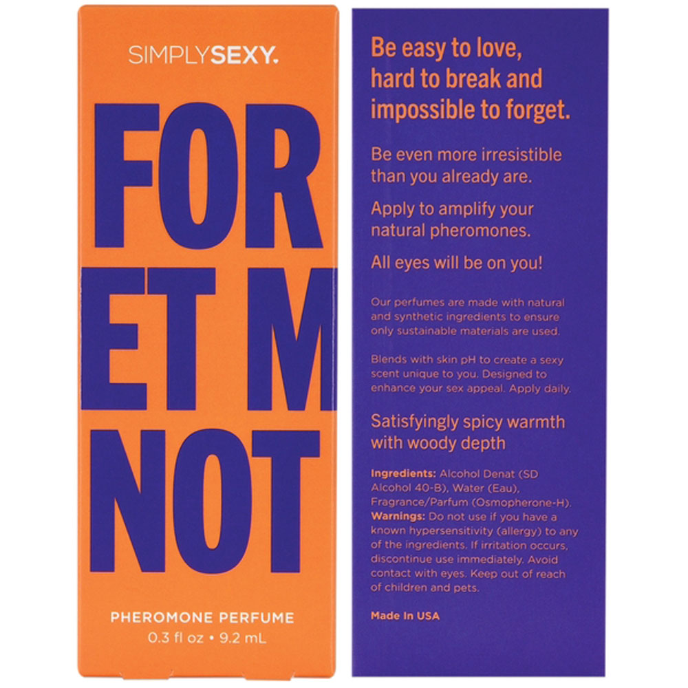Classic Brands - Simply Sexy Pheromone Perfume Forget Me Not 0.3 Oz - Bath & Body