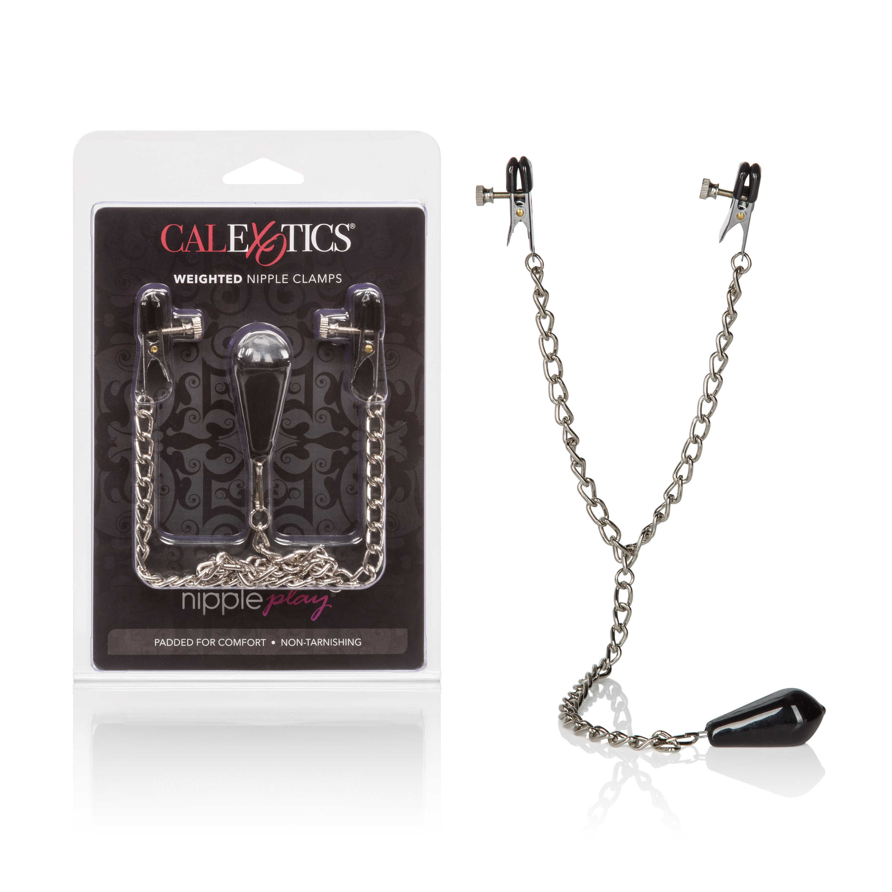 CalExotics - Weighted Nipple Clamps - Bondage & Fetish Toys