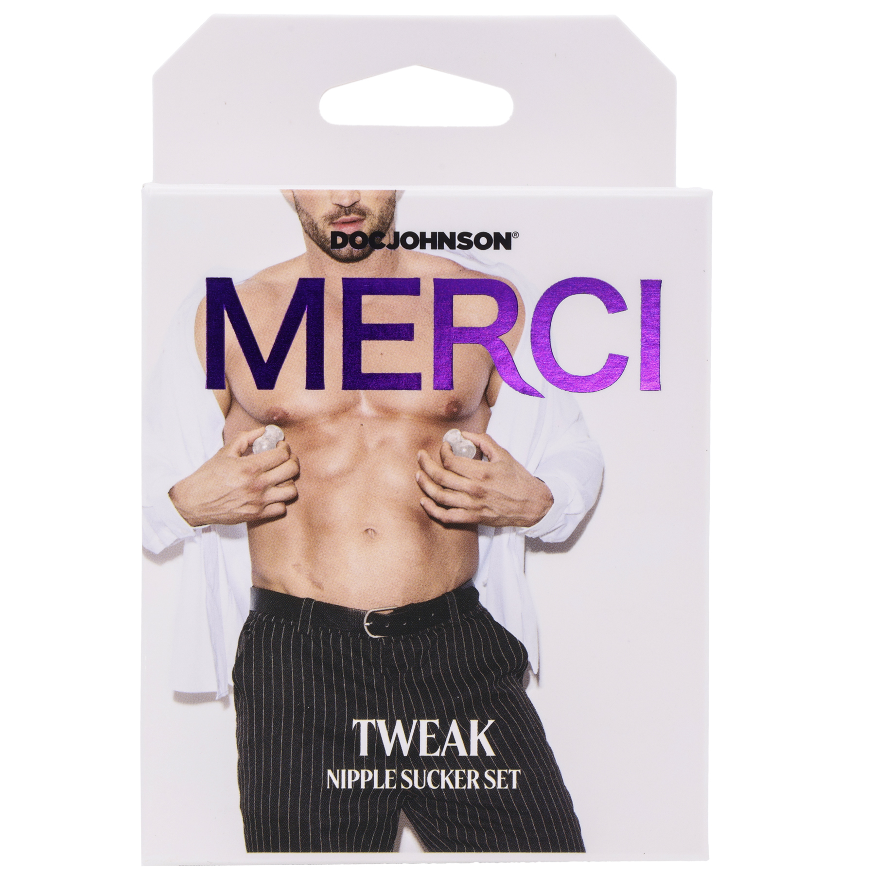 Doc Johnson - Merci Tweak Nipple Sucker Set Clear - Bondage & Fetish Toys - TPE/TPR/Elastomers