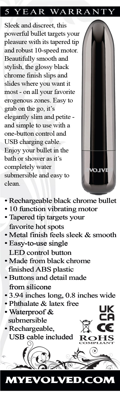 Evolved Novelties - Real Simple - Black Chrome - Clit Stimulators