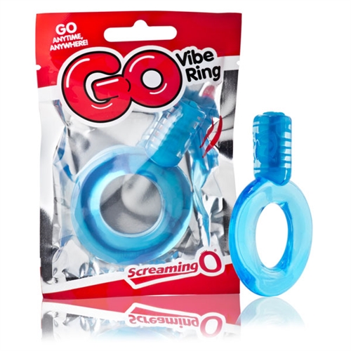 Screaming O - Go Vibe Ring - Each - Blue - Cockrings