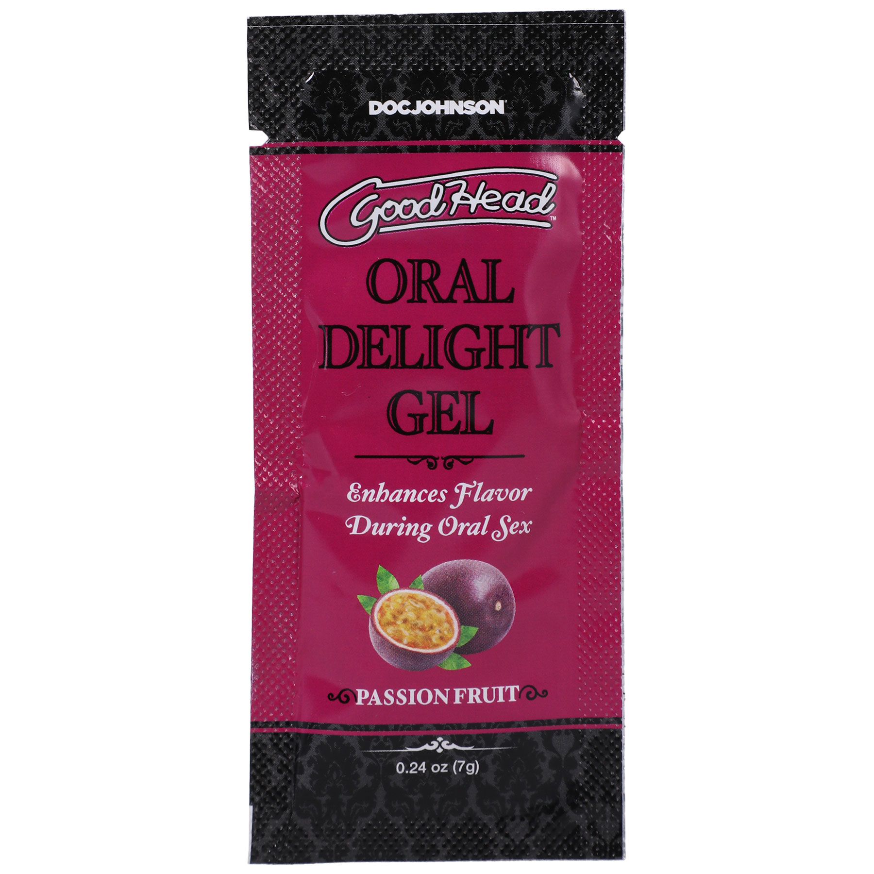 Doc Johnson - Goodhead Oral Delight Gel Passion Fruit 0.24 Bulk Oz - Edible