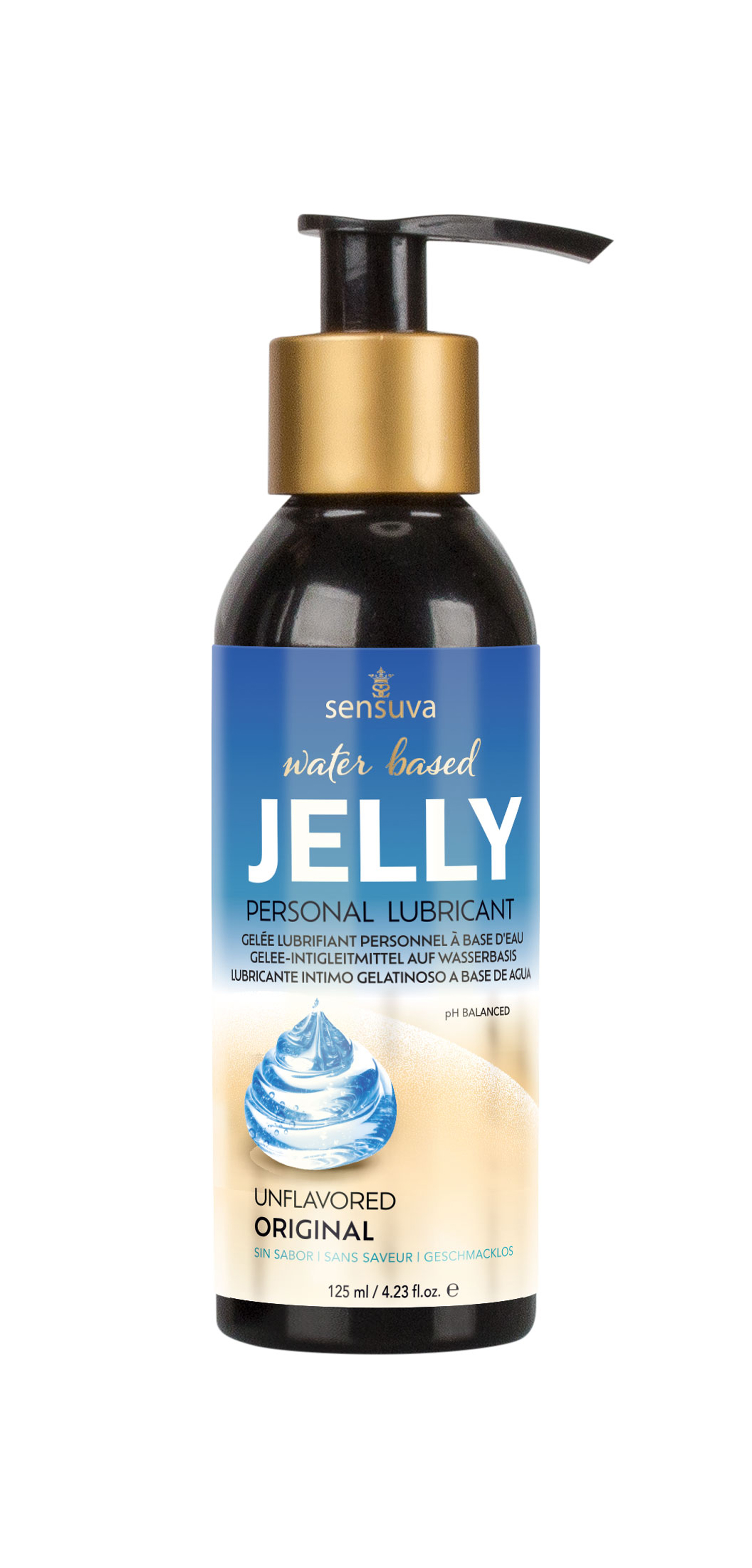 Sensuva - Jelly Water-Based Personal Lubricant 125ml 4 fl.oz - Lubricants, Creams & Glides