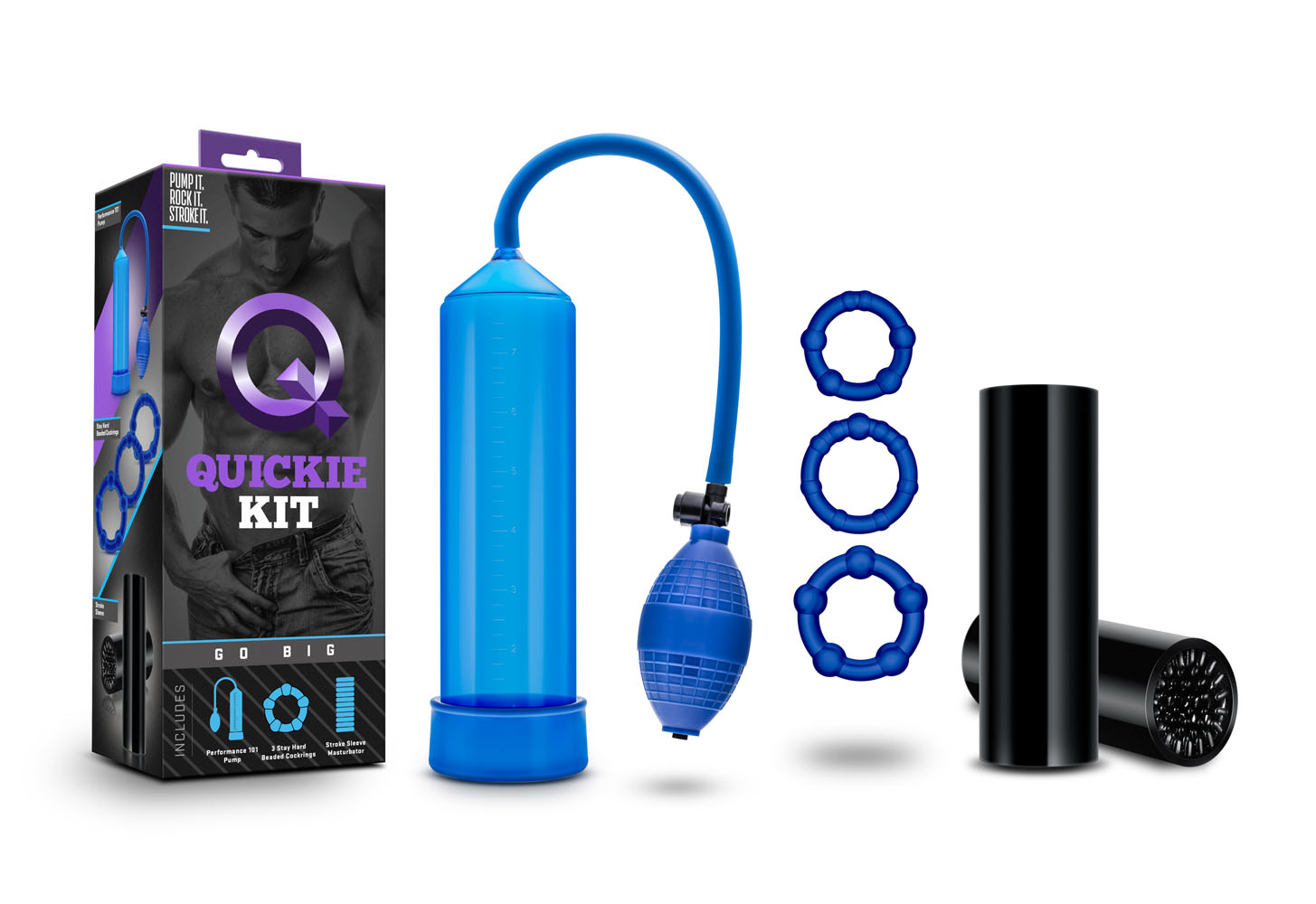 Blush - Quickie Kit - Go Big - Blue - Kits