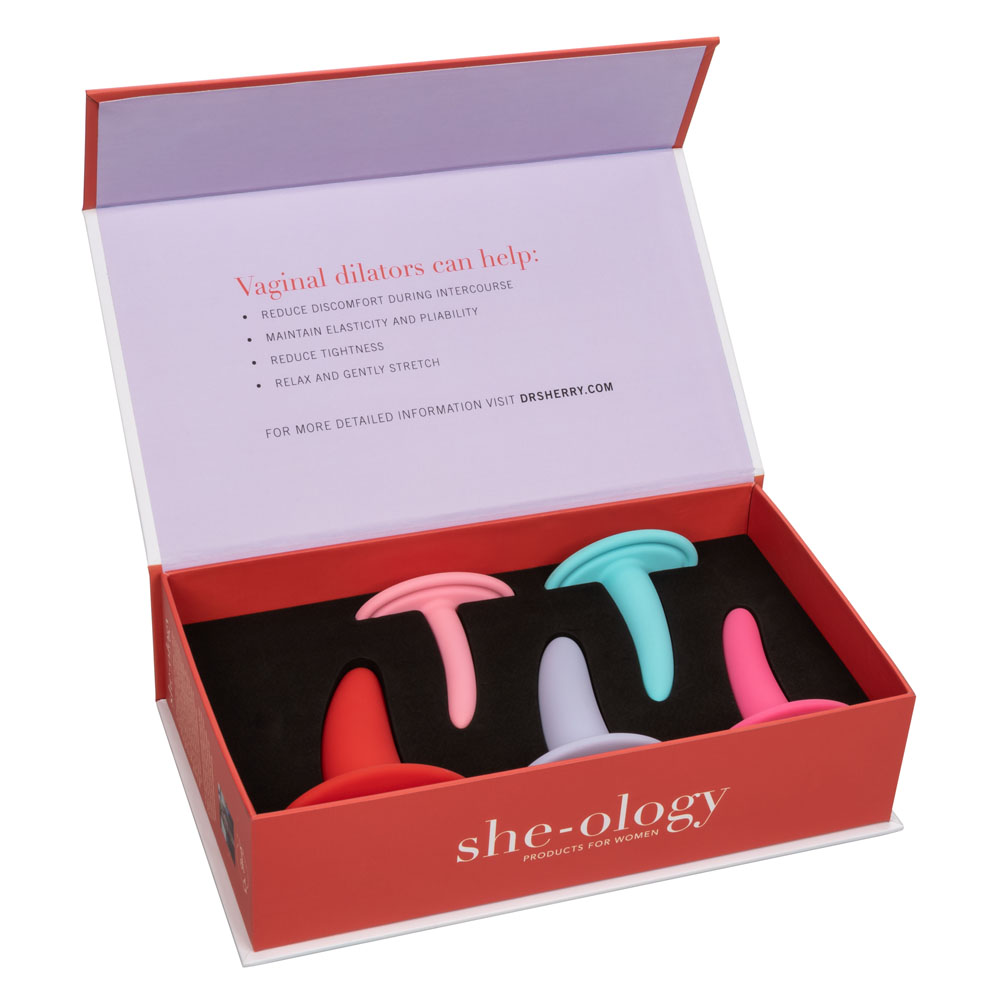 CalExotics - She-Ology 5-Piece Wearable Vaginal Dilator Set - Dildos