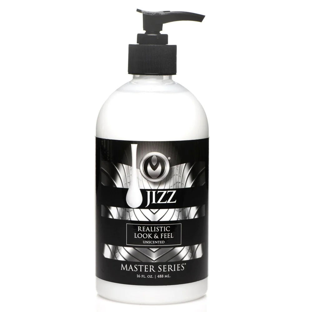 XR Brands - Master Series Jizz Unscented Water-Based Body Glide - 16 Oz - Lubricants, Creams & Glides