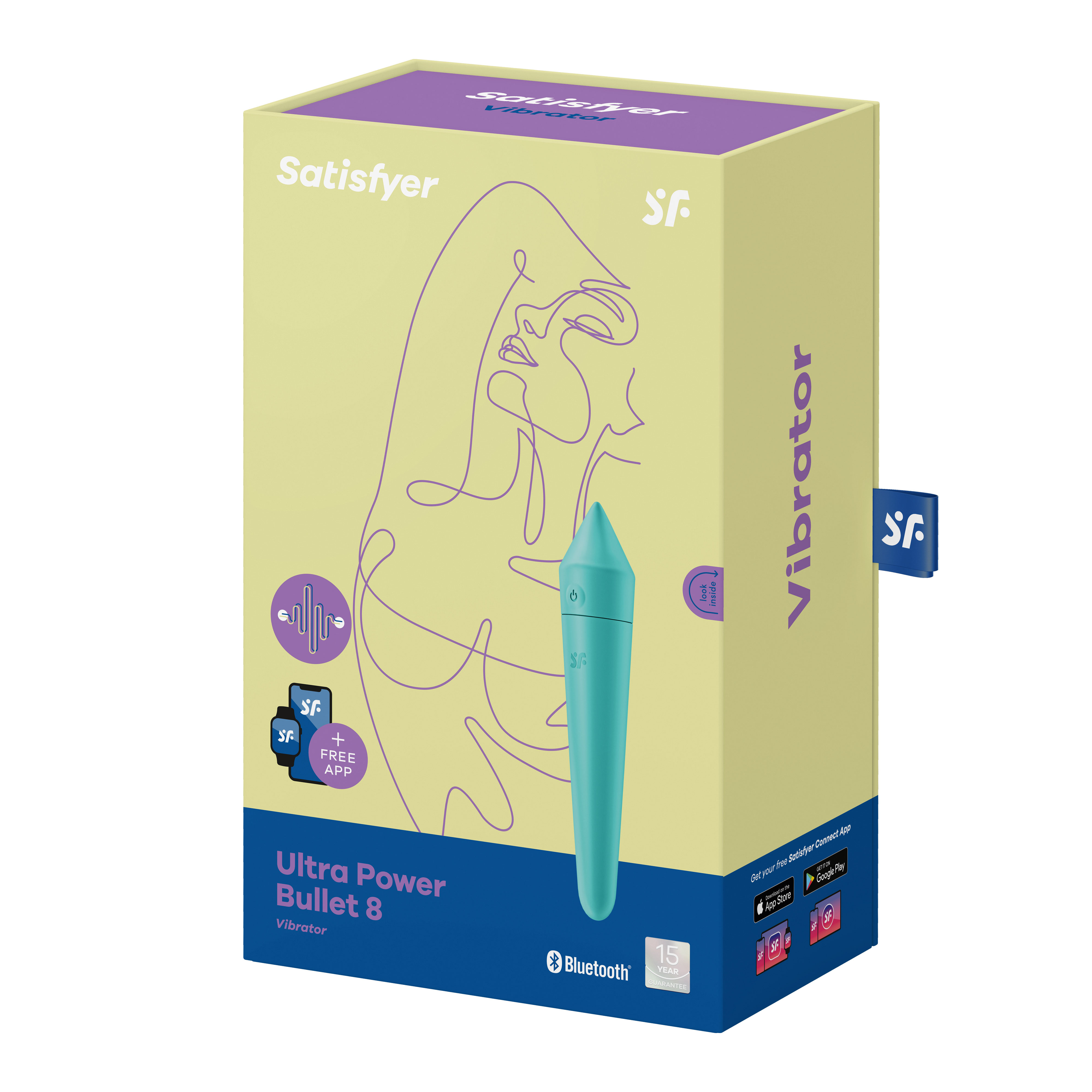Satisfyer - Ultra Power Bullet 8 - Turquoise - Clit Stimulators