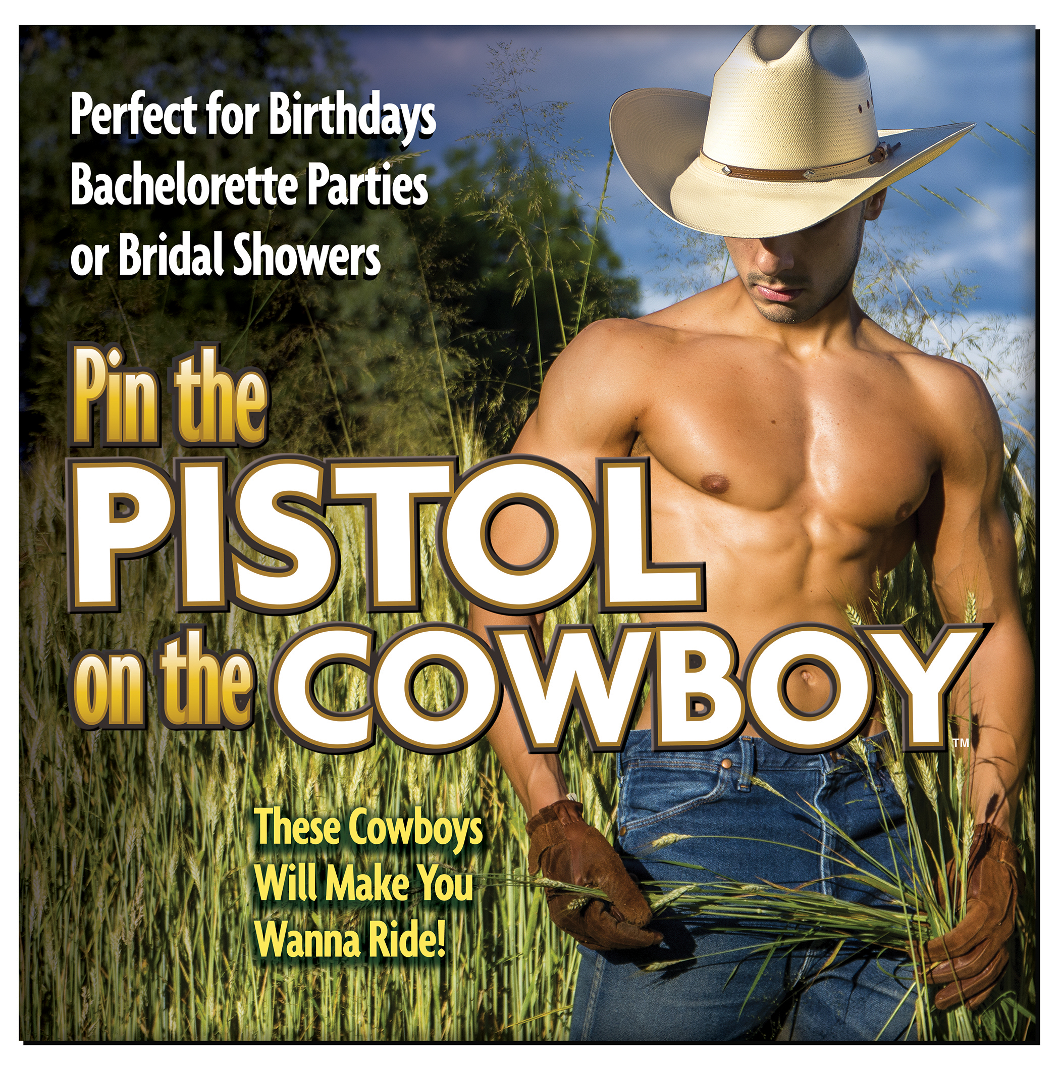 Little Genie - Pin the Pistol on the Cowboy - Bachelor & Bachelorette Items